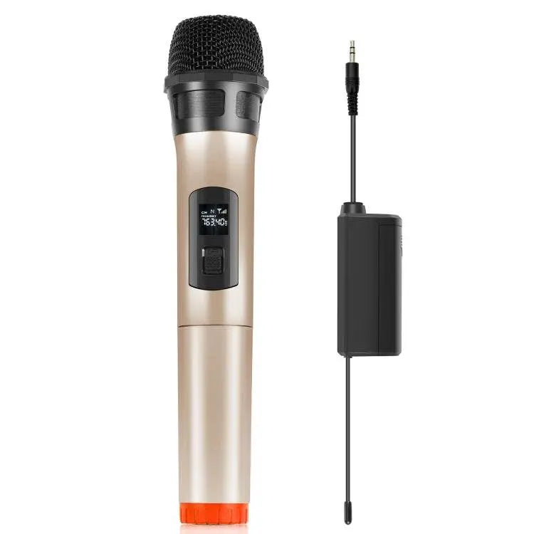 PULUZ UHF Wireless Dynamic Microphone with LED Display Audio 