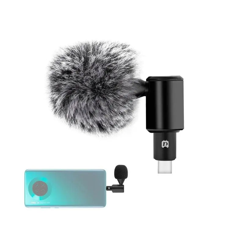 PULUZ USB-C Type-C Mobile Phone Adjustable Microphone Audio Quality 