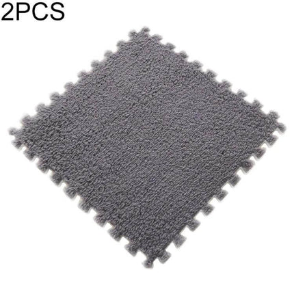 Patchwork Foam Baby Play Mats 30x30 cm 2 Pack For Playtime gray plaid patchwork EVA foam baby play mat 30x30x1cm lightweight washable