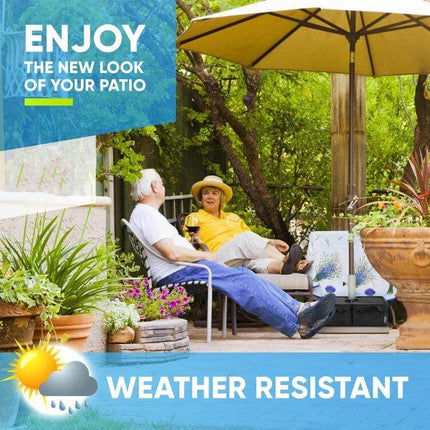 Patio Parasol Fixed Sandbag Cover Round For Windy Weather on patio stabilizing umbrella base with side openings and Oxford cloth