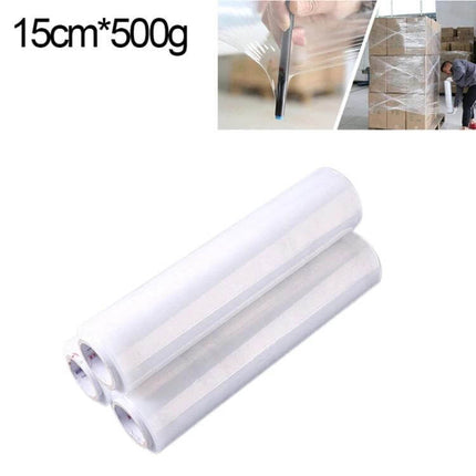 PE Transparent Stretch Wrap Film 15cm x 220m For Pallets - clear PE stretch wrap rolls for pallet and furniture protection