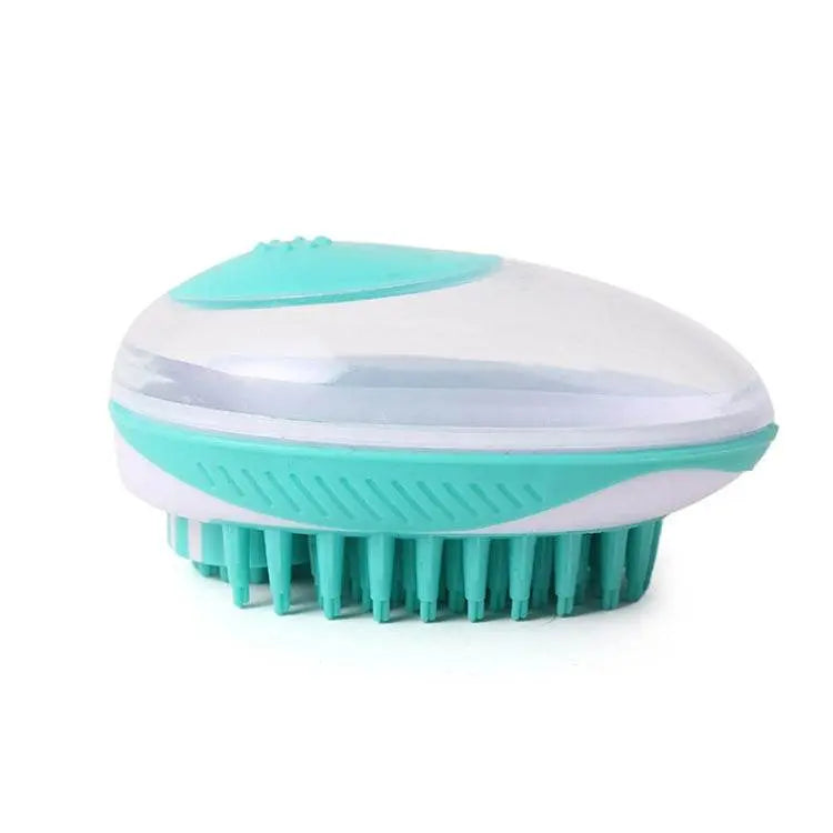 Pet Bath Brush Dog Massage Cleaning And Beauty Products Green Blue 