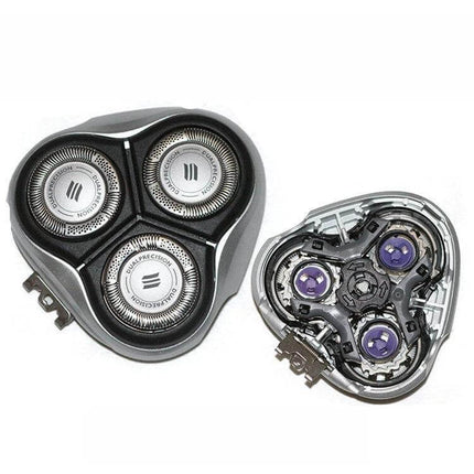Philips Shaver Replacement Heads, Silver for Everyday Shaving - silver triple replacement shaver heads compatible with PT870/PT877/PT878/PT927 series