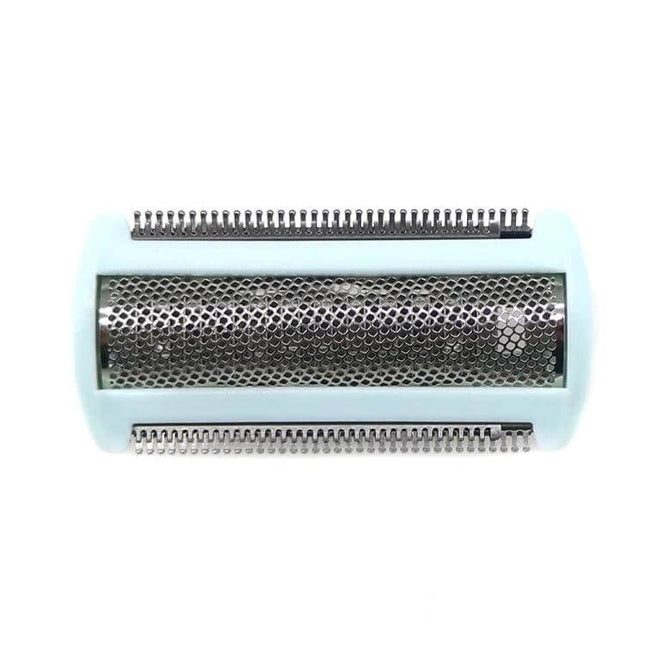 Philips Women's Shaver Replacement Blade for Everyday Grooming - close-up of replacement foil and cutter head for electric shaver