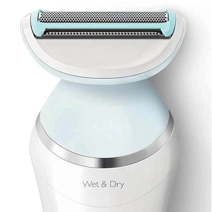 Philips Women's Shaver Replacement Blade for Everyday Grooming showing eco-friendly wet & dry razor head for routine electric shaver maintenance