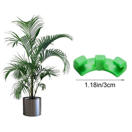 Plant Bending Training Clip For Garden Growth And Light Exposure - green high-density PP clip shaping potted palm branches (1.18in/3cm)