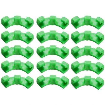Plant Bending Training Clip For Garden Growth And Light Exposure - green high-density PP clips for training branches on vegetables, flowers and fruit trees