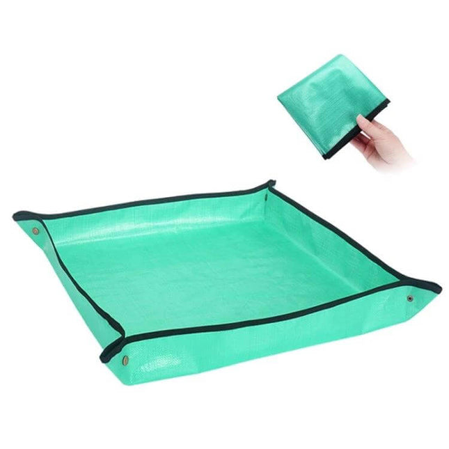 Planting Operation Mat 68x68cm For Potting And Soil Mixing reusable waterproof PE-coated potting mat for soil mixing and seedling care