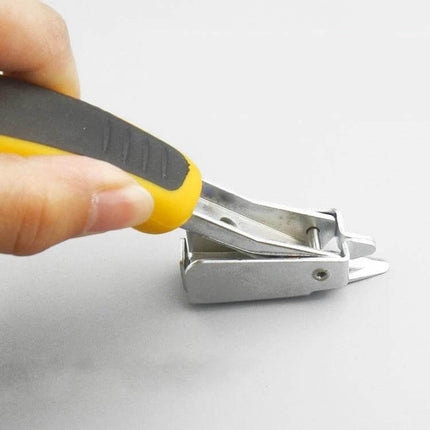 Plastic Handle Nail Remover Gripper For Easy Nail Care plastic handle lever-action gripper removing nail from wood with ergonomic non-slip grip