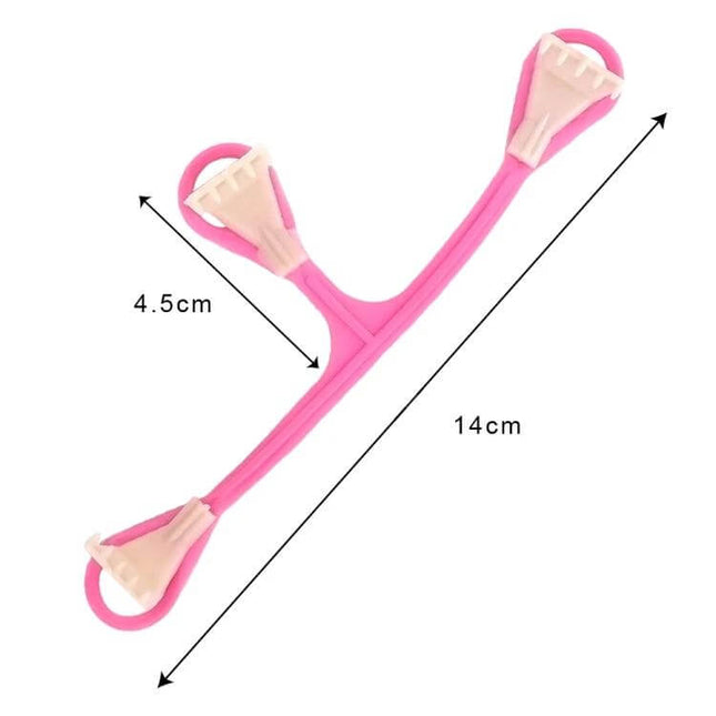 Plastic Three-Hook Baby Diaper Buckle, Assorted Colors - pink three-hook plastic diaper fastener 14cm for active infants