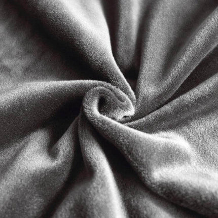 Plush Sofa Slipcover 3 Seat 190 To 230cm Soft Modern close-up of light gray plush velvet fabric texture showing soft pile and drape
