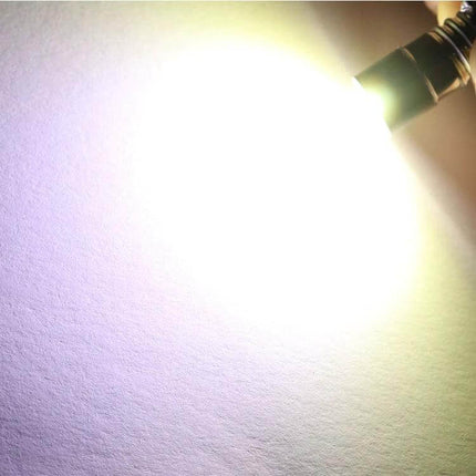 Pocket LED Flashlight White Light For Everyday Use compact aluminum torch shining bright white beam on paper, ideal for repairs, maps, and emergencies