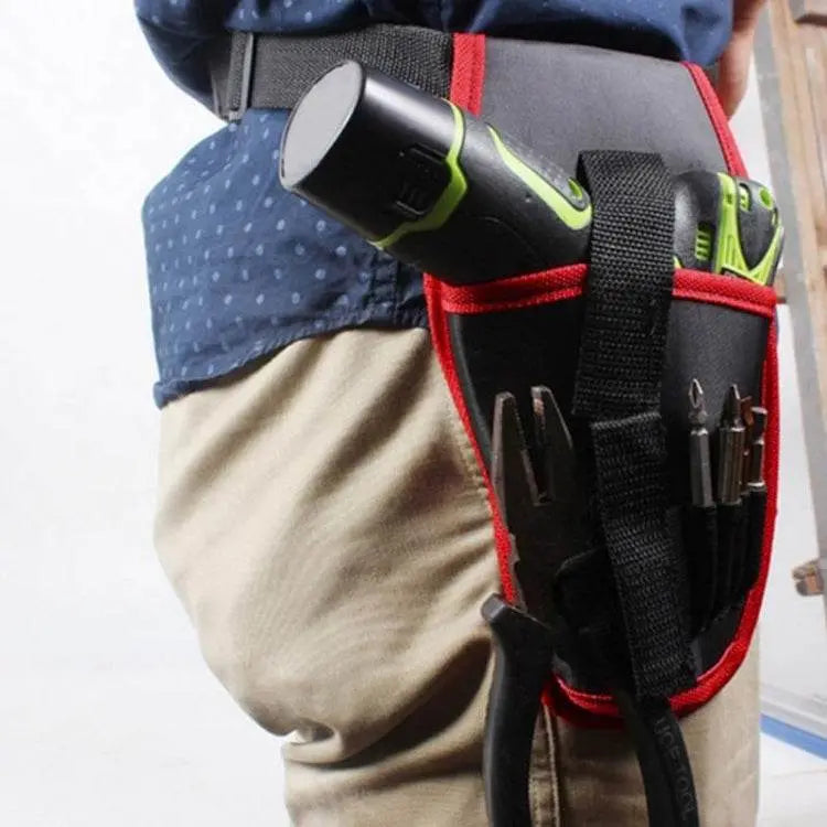 Portable Cordless Drill Holder Waist Tool Belt Bag Power Tool