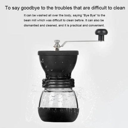 Portable Manual Coffee Grinder For Fresh Ground Beans - compact washable ceramic burr grinder for travel, home, and office