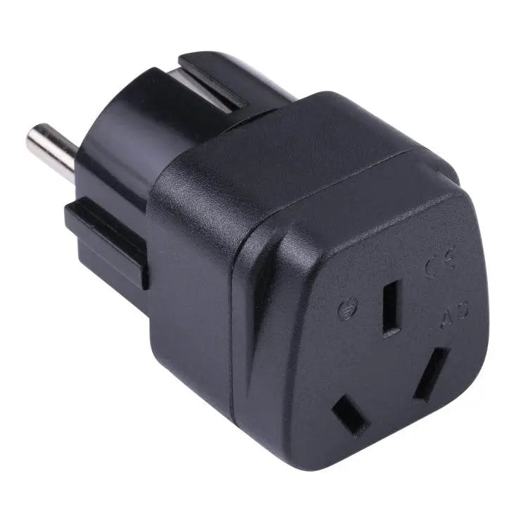 Portable Three-Hole AU to UK Plug Socket Power Adapter