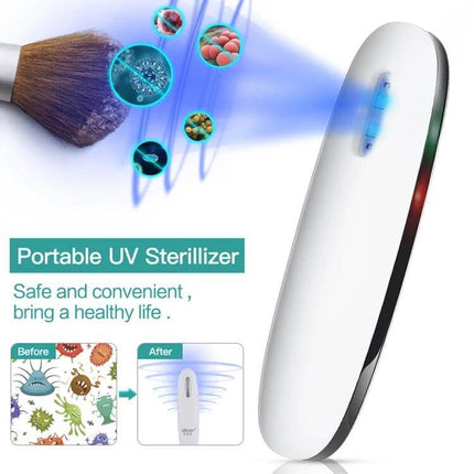 Portable UVC LED Light Sterilizer Handheld Disinfection Lamp sterilizing makeup brush and phone accessories