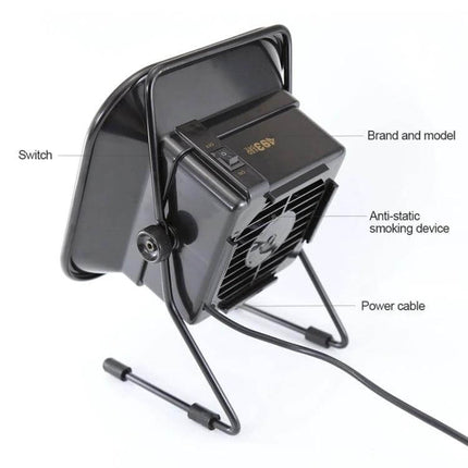 Portable Welding Smoke Absorber 220V for Cleaner Work Environment - compact portable fume extractor with fan, stand and power cable for small shops