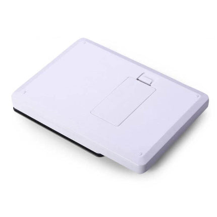 Precision Digital Kitchen Scale For Accurate Ingredient Measurements - white compact digital kitchen scale with 2.2-inch LCD and 3000g capacity