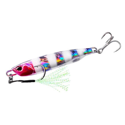 Proberos Metal Sea Fishing Bait 60g For Everyday Use - reflective conical 60g saltwater lure with corrosion-resistant coating for dawn, dusk, deep water