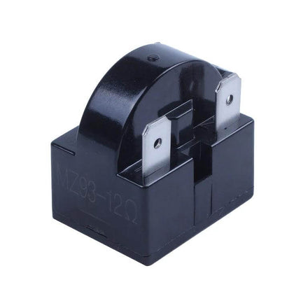 PTC Starter Relay for Refrigerator Use, 3-Pin Connection black plastic housing compact replacement relay