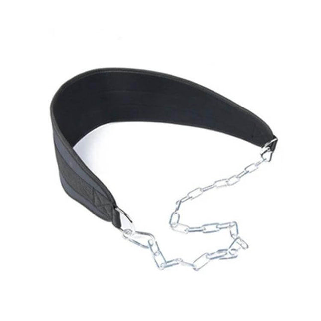 Pull Ups Double Ring Weight Bearing Belt 150kg Capacity with 18mm chain, 84cm length and adjustable buckle for weighted pull-ups and upper-body training