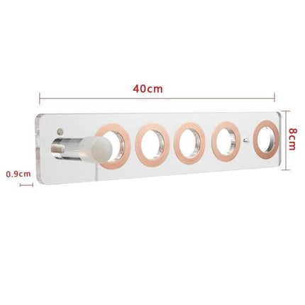 Punch Free Acrylic Hair Dryer Wall Bracket For Dyson slim clear acrylic magnetic wall mount 40cm for bathroom or salon