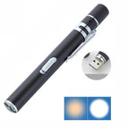 Flashlight Pupil Pen Light (Black) / Black