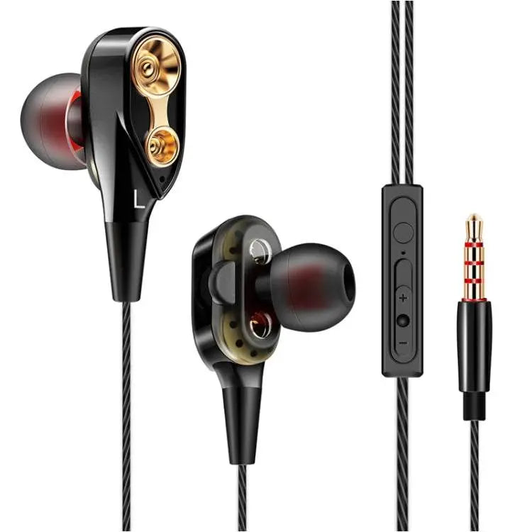 QKZ CK8 HiFi In-ear Four Unit Sports Music Headphones