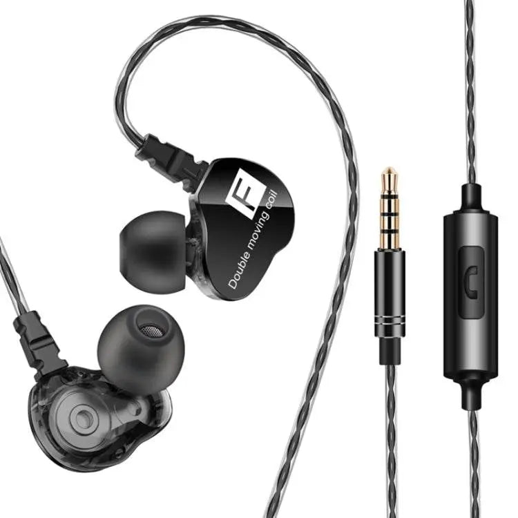 QKZ CK9 HiFi In-ear Four Unit Sports Music Headphones