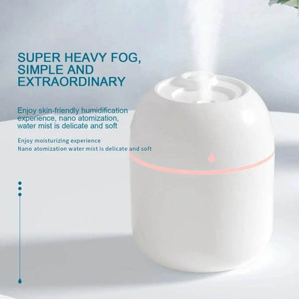 Quiet USB Plug In Humidifier For Car And Home Use Everyday compact 220ml white USB plug-in humidifier releasing mist for car office bedroom