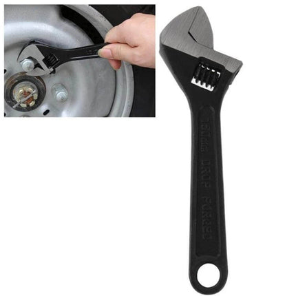 R DEER 0-20mm Carbon Steel Adjustable Spanner For Home And Workshop, 150mm compact wrench with 20mm jaw for bike and small engine repair