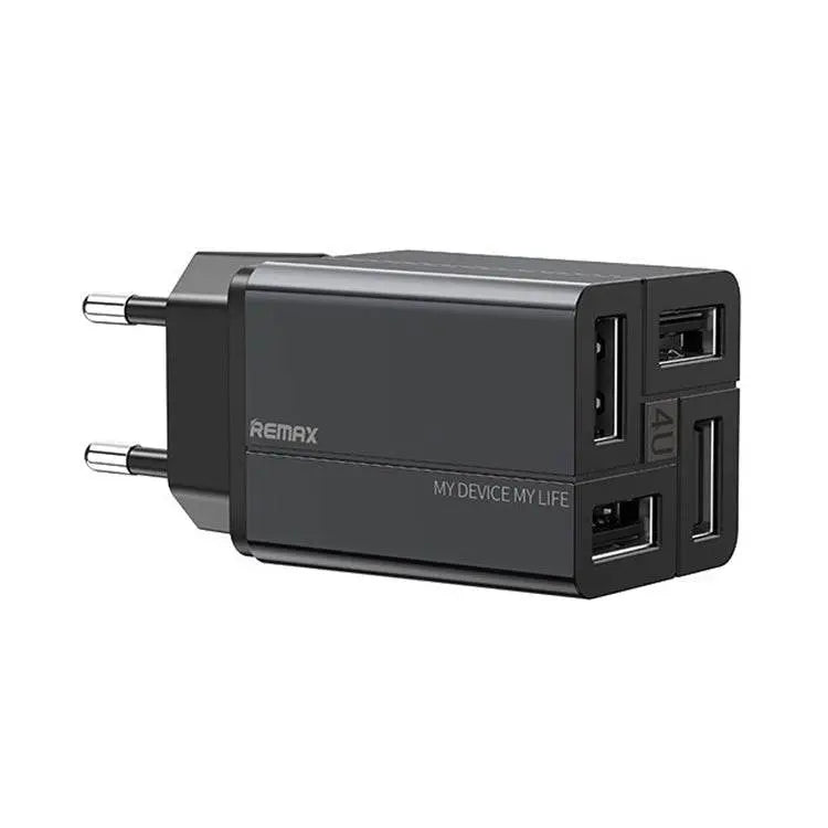 REMAX RP-U43 3.4A 4 USB Port Fast Charger EU UK Plug