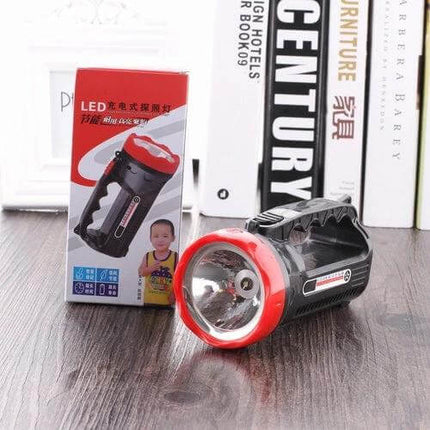 Rechargeable LED Flashlight For Outdoors With Two Modes - compact rechargeable handheld spotlight with two brightness settings and 50m beam