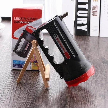 Rechargeable LED Flashlight For Outdoors With Two Modes compact rechargeable camping flashlight with two brightness settings and 50m beam