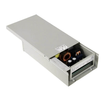 Regulated Switching Power Supply for Home Appliances, DC 0-5V 60A compact iron-case unit, adjustable 0–5V DC output up to 60A for sensors and small appliances