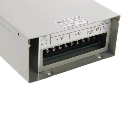 Regulated Switching Power Supply for Home Appliances, DC 0-5V 60A – compact iron enclosure with adjustable 0–5V terminals and AC input markings