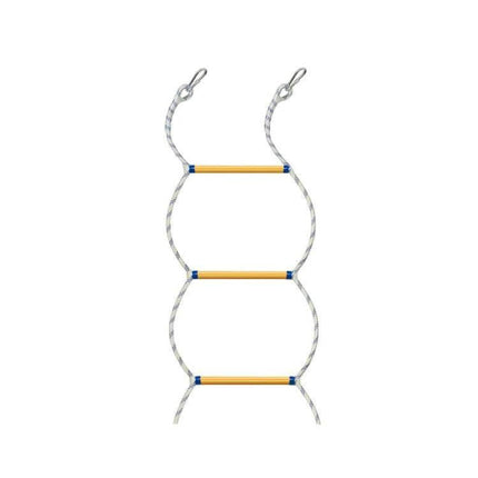 Resin Training Rope Ladder For Boat Climbing 1m Everyday Use - 3-step UV-resistant resin ladder for boats, kayaks, canoes and pontoons