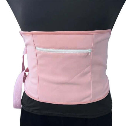 Reusable Castor Oil Pack For Liver Detox And Sleep Comfort White - soft reusable abdominal pack with TPU layer and zipper pocket
