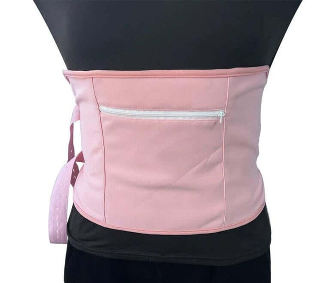 Reusable Castor Oil Pack For Liver Detox And Sleep Comfort White - soft reusable abdominal pack with TPU layer and zipper pocket