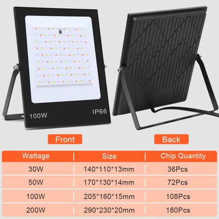 RGB LED Flood Light With Remote Control For Outdoor Use