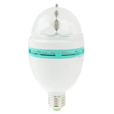 Rotating Lamp 240lm for Daily Ambient Home Lighting compact white rotating bulb with adjustable direction and E26 base