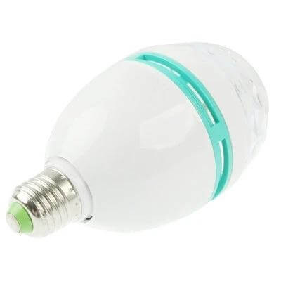Rotating Lamp 240lm for Daily Ambient Home Lighting compact rotating bulb on desk or nightstand, 160×75×75mm, AC85–260V, directional soft ambient light