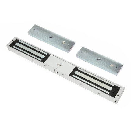Magnetic Lock for Securing Double Wooden and Glass Doors - 500x28x48mm fail-safe double door maglock set
