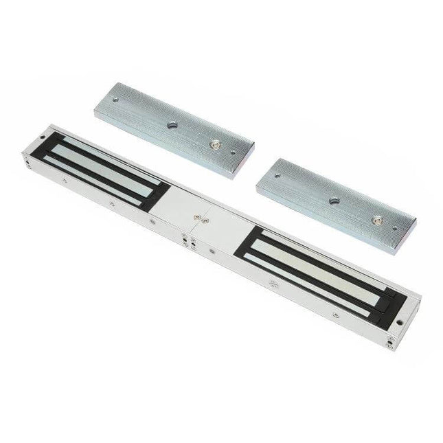 Magnetic Lock for Securing Double Wooden and Glass Doors - 500x28x48mm fail-safe double door maglock set