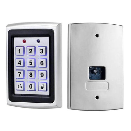 Keypad Access Control System for Secure External Entry with illuminated numeric keypad and proximity reader for up to 500 users