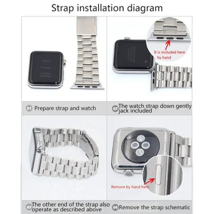 Apple Watch 38mm Metal Strap Connector Buckle 2-Pack