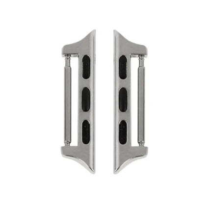 Apple Watch 42mm Metal Strap Connector Pair Silver