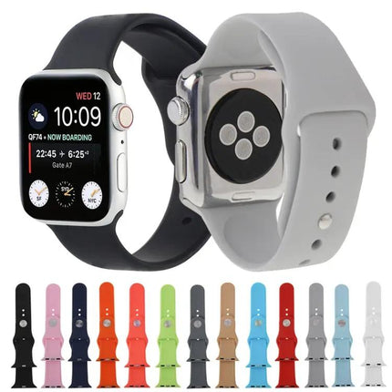 Apple Watch 38mm Sport Rubber Band With Pin-Tuck Closure
