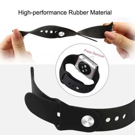 Apple Watch 42mm Sport Rubber Band With Pin-and-Tuck Closure