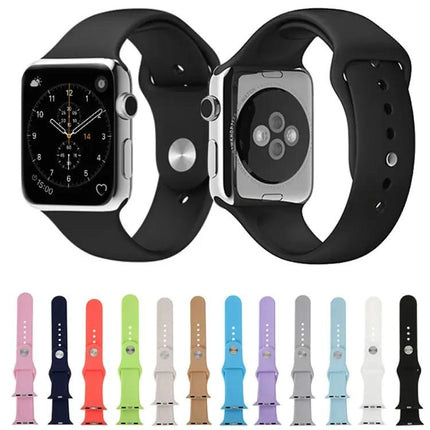 Apple Watch 42mm Sport Rubber Band With Pin-and-Tuck Closure
